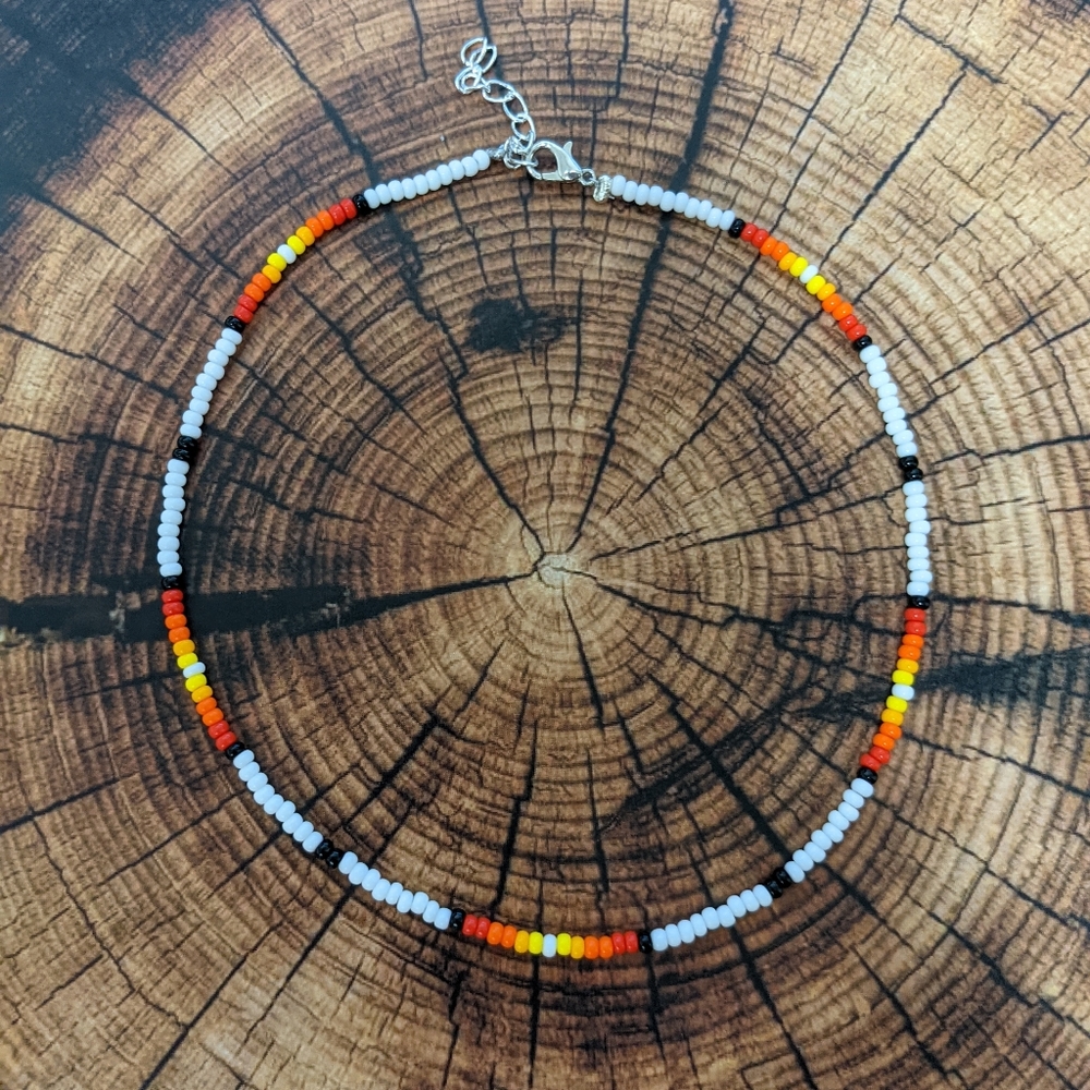 Seed bead choker
